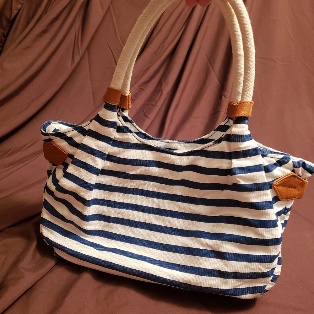 Nautical purse handbag tote